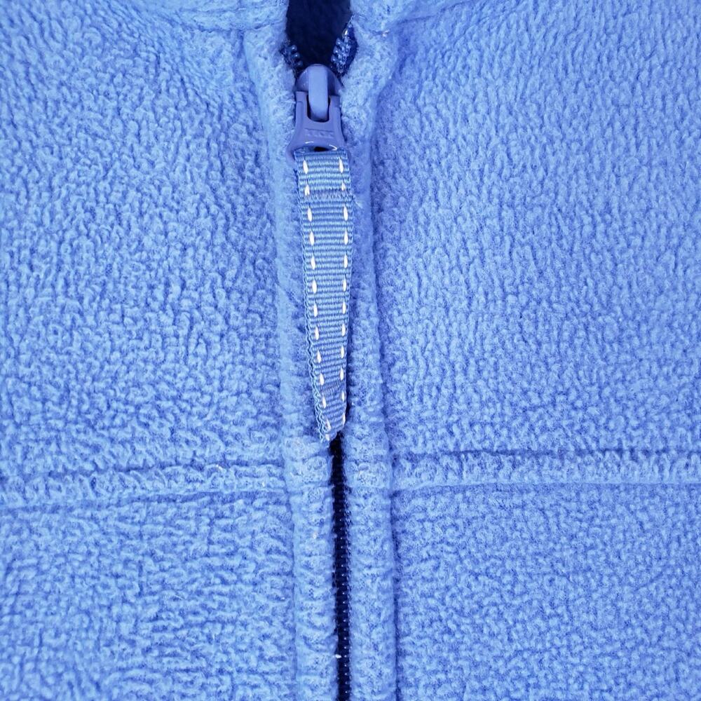 LL Bean Robe Fleece Full Zip Blue Women’s Size Medium M Pockets Long Sleeve - Picture 6 of 12